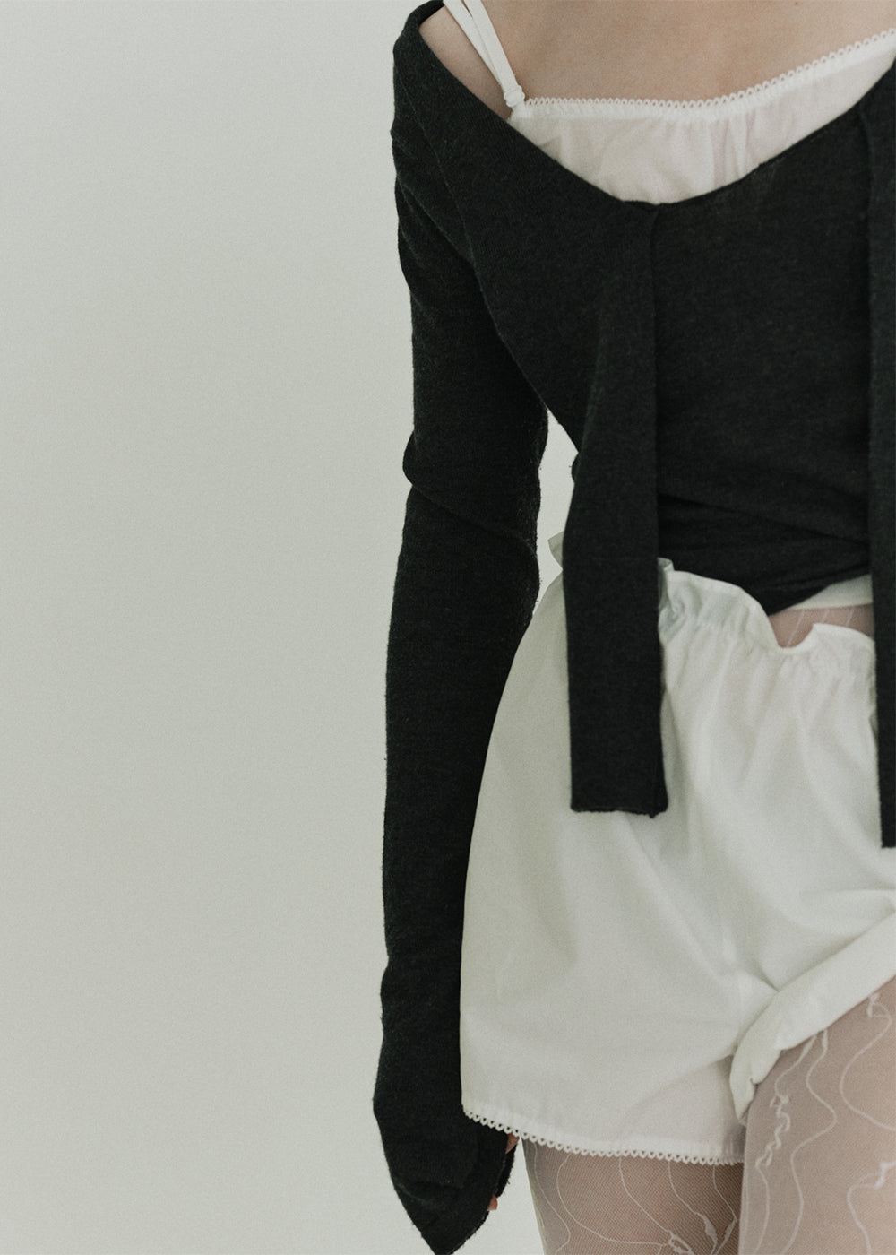【RESTOCK】Race Cotton Bustier (White)