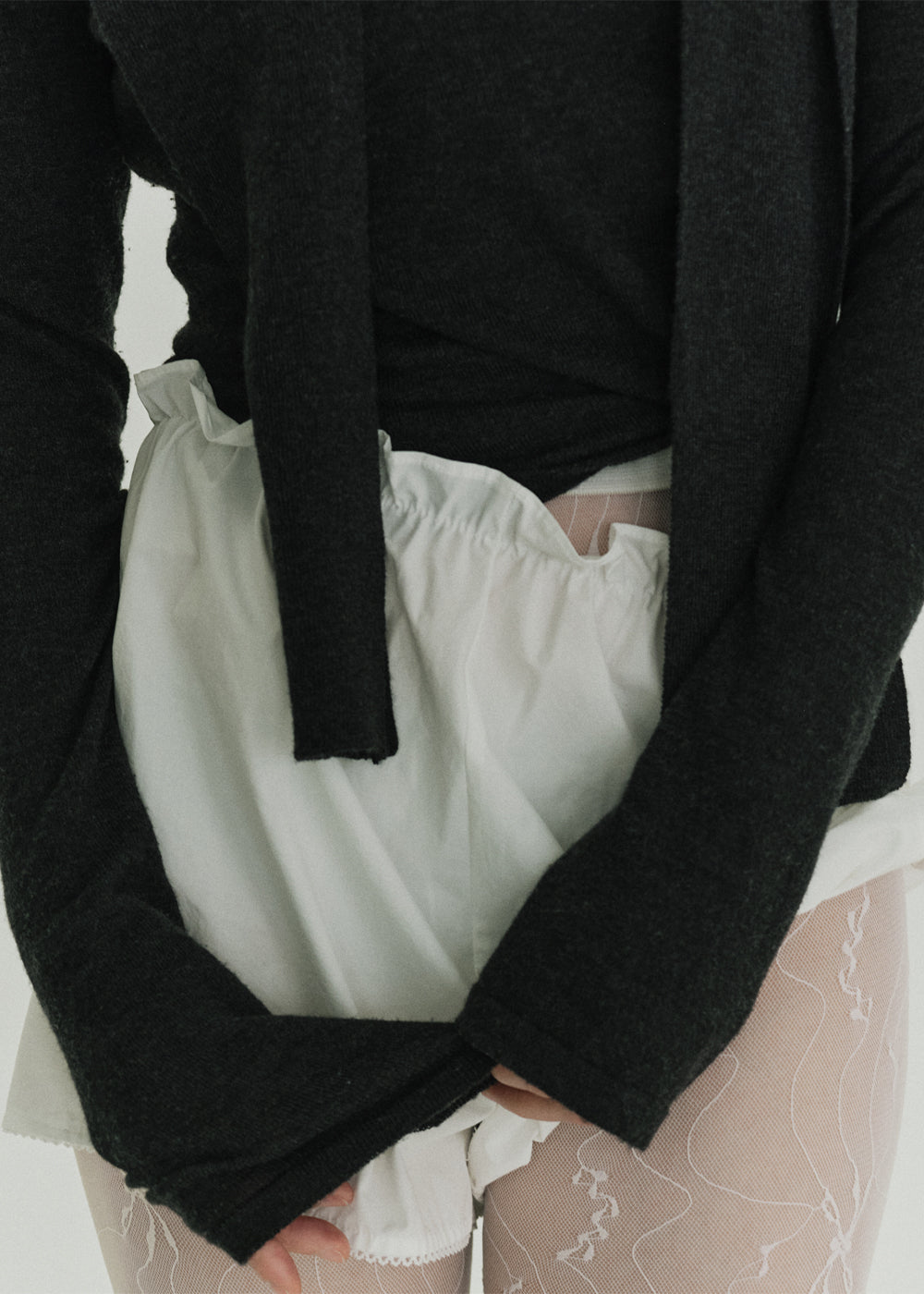 Race Cotton Shorts (White)