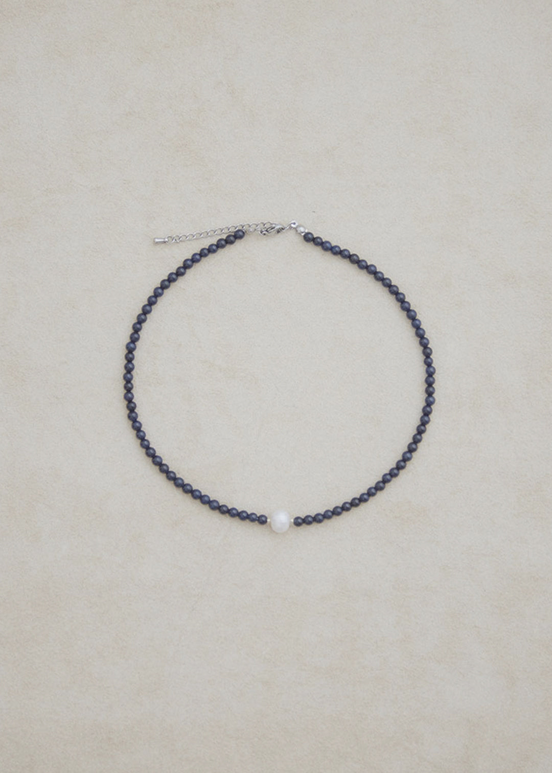 Gemstone × Fresh Water Pearl Surgical Choker