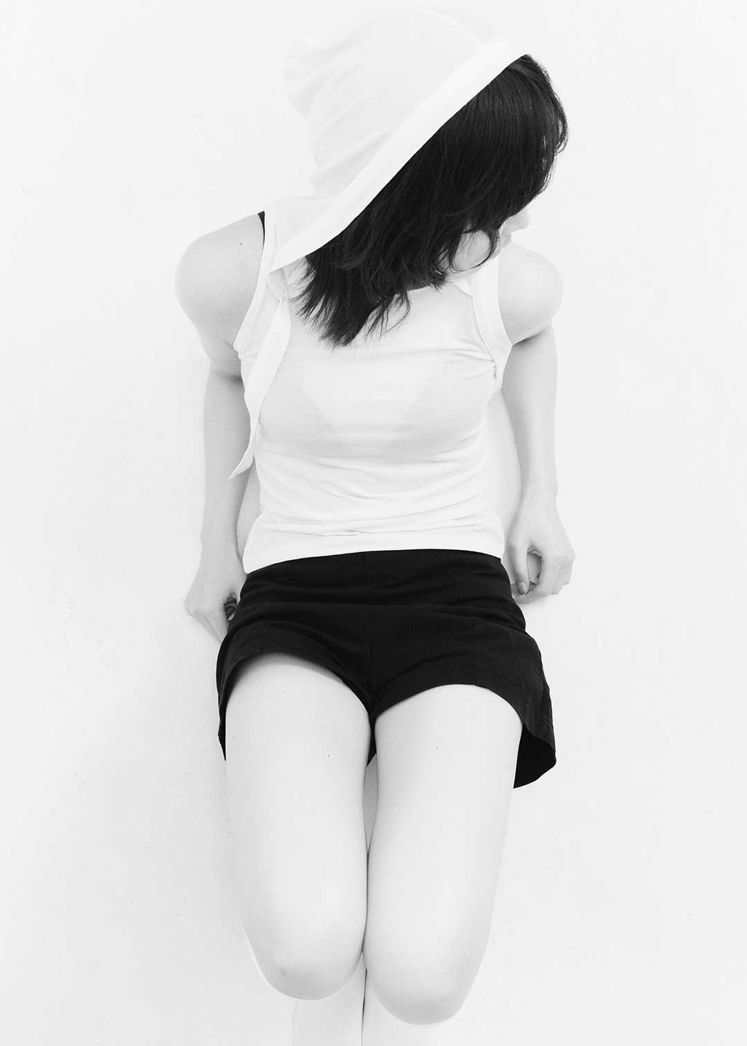 Hoodie Set Top (Black)